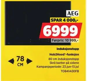 POWER Induksjonstopp, NOK 6999 tilbud