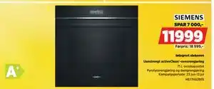 POWER Integrert stekeovn, NOK 11999 tilbud