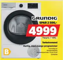 POWER Tørketrommel, NOK 4999 tilbud