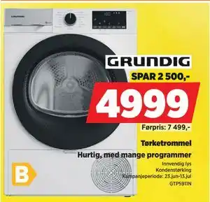 POWER Tørketrommel, NOK 4999 tilbud