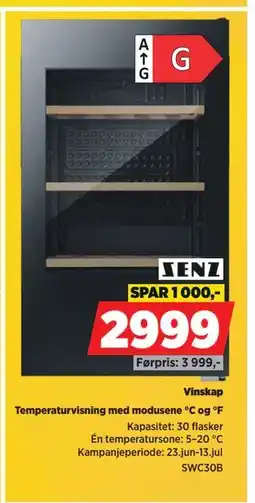 POWER Vinskap, NOK 2999 tilbud