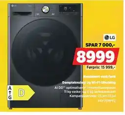 POWER Kombinert vask/tørk, NOK 8999 tilbud