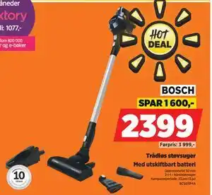 POWER Trådløs støvsuger, NOK 2399 tilbud