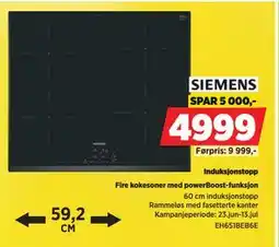 POWER Induksjonstopp, NOK 4999 tilbud
