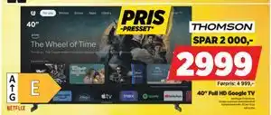 POWER 40 Full HD Google TV, NOK 2999 tilbud