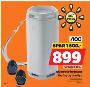 POWER Bluetooth-høyttaler, NOK 899 tilbud