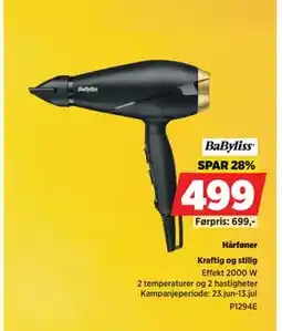 POWER Hårføner, NOK 499 tilbud