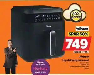 POWER Airfryer, NOK 749 tilbud