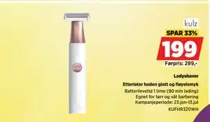 POWER Ladyshaver, NOK 199 tilbud