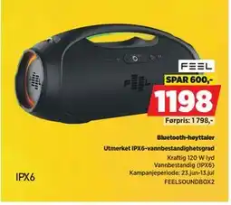 POWER Bluetooth-høyttaler, NOK 1198 tilbud