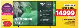 POWER 75 QLED 4K Smart-TV, NOK 14999 tilbud