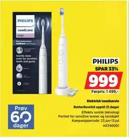 POWER Elektrisk tannbørste, NOK 999 tilbud