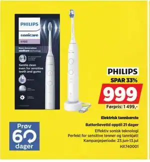 POWER Elektrisk tannbørste, NOK 999 tilbud