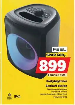 POWER Partyhøyttaler, NOK 899 tilbud