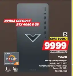 POWER Victus 15L, NOK 9999 tilbud