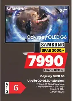 POWER Odyssey OLED G6, NOK 7990 tilbud