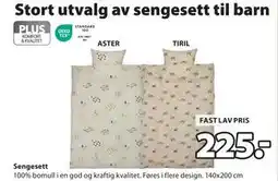 JYSK Sengesett, NOK 225 tilbud