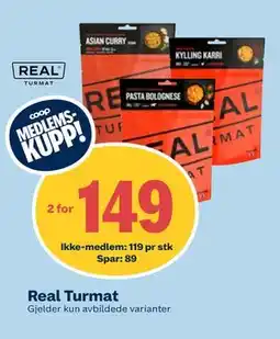 Coop Obs Real Turmat, NOK 119 tilbud