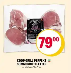 Coop Extra COOP GRILL PERFEKT SOMMERKOTELETTER, NOK 79 tilbud
