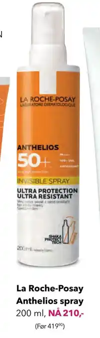 Apotek 1 La Roche-Posay Anthelios spray, NOK 210 tilbud