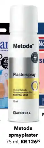Apotek 1 Metode sprayplaster, NOK 126.9 tilbud