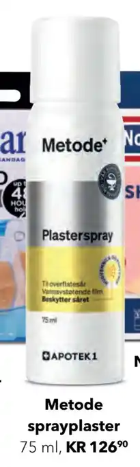 Apotek 1 Metode sprayplaster, NOK 126.9 tilbud