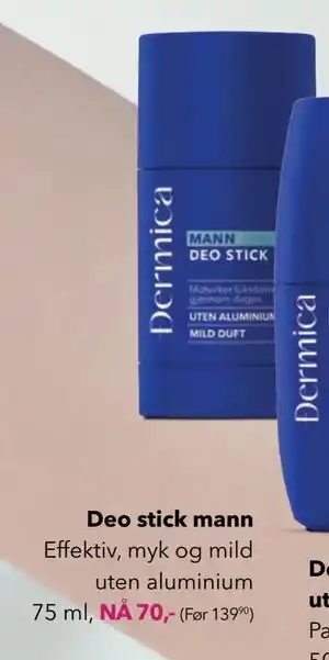Apotek 1 Deo stick mann, NOK 70 tilbud