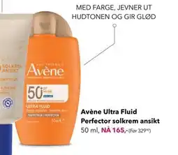 Apotek 1 Avène Ultra Fluid Perfector solkrem ansikt, NOK 165 tilbud
