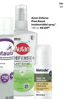 Apotek 1 Autan Defense Plant Based insektsmiddel spray, NOK 239.9 tilbud