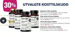 Apotek 1 Vitamin B kompleks tabletter, NOK 112 tilbud