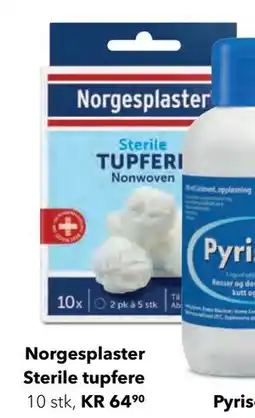 Apotek 1 Norgesplaster Sterile tupfere, NOK 64.9 tilbud