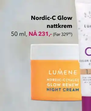 Apotek 1 Nordic-C Glow nattkrem, NOK 231 tilbud