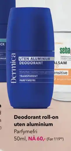 Apotek 1 Deodorant roll-on uten aluminium, NOK 60 tilbud