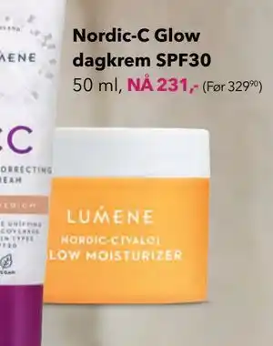Apotek 1 Nordic-C Glow dagkrem SPF30, NOK 231 tilbud