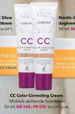 Apotek 1 CC Color Correcting Cream, NOK 168 tilbud