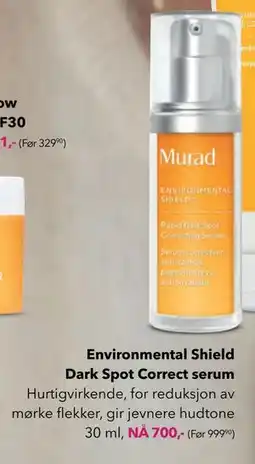 Apotek 1 Environmental Shield Dark Spot Correct serum, NOK 700 tilbud