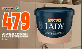 Coop Obs JOTUN LADY WONDERWALL 05/MATT INTERIØRMALING tilbud