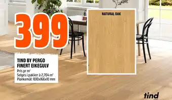 Coop Obs TIND BY PERGO FINERT EIKEGULV tilbud