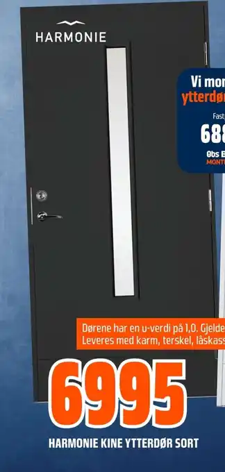 Coop Obs HARMONIE KINE YTTERDØR SORT tilbud