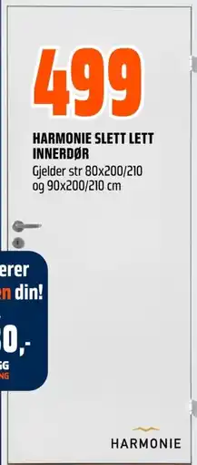 Coop Obs HARMONIE SLETT LETT INNERDØR tilbud