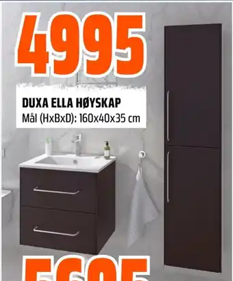Coop Obs DUXA ELLA HØYSKAP tilbud