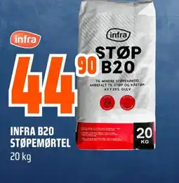 Coop Obs INFRA B20 STØPEMØRTEL tilbud
