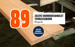 Coop Obs 26X115 VARMEBEHANDLET TERRASSEBORD tilbud