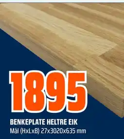 Coop Obs BENKEPLATE HELTRE EIK tilbud