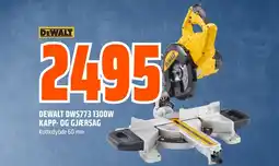 Coop Obs DEWALT DWS773 1300W KAPP- OG GJÆRSAG tilbud