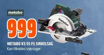 Coop Obs METABO KS 55 FS SIRKELSAG tilbud