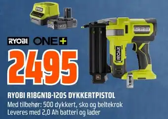 Coop Obs RYOBI R18GN18-120S DYKKERTPISTOL tilbud