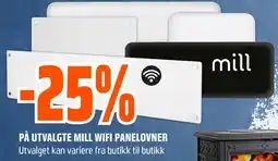 Coop Obs PÅ UTVALGTE MILL WIFI PANELOVNER Utvalget kan variere fra butikk til butikk tilbud