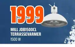 Coop Obs MILL JDB1500CL TERRASSEVARMER 1500 W tilbud