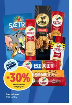 Coop Obs Sætre kjeks tilbud